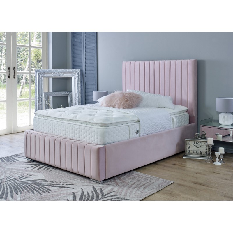 Yllas Velvet Pink 3ft Bed